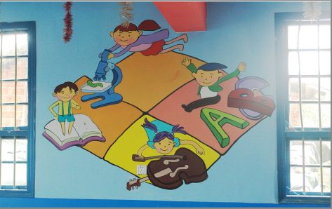 兴化幼儿园墙体手绘